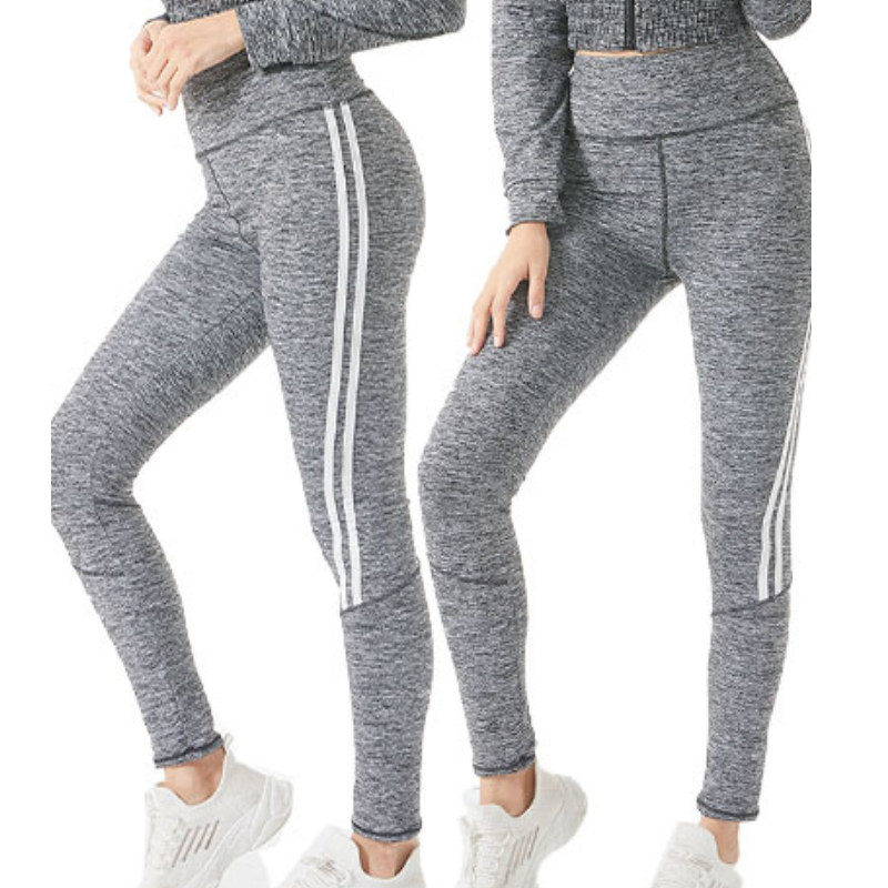 Grey Side Striped Activewear